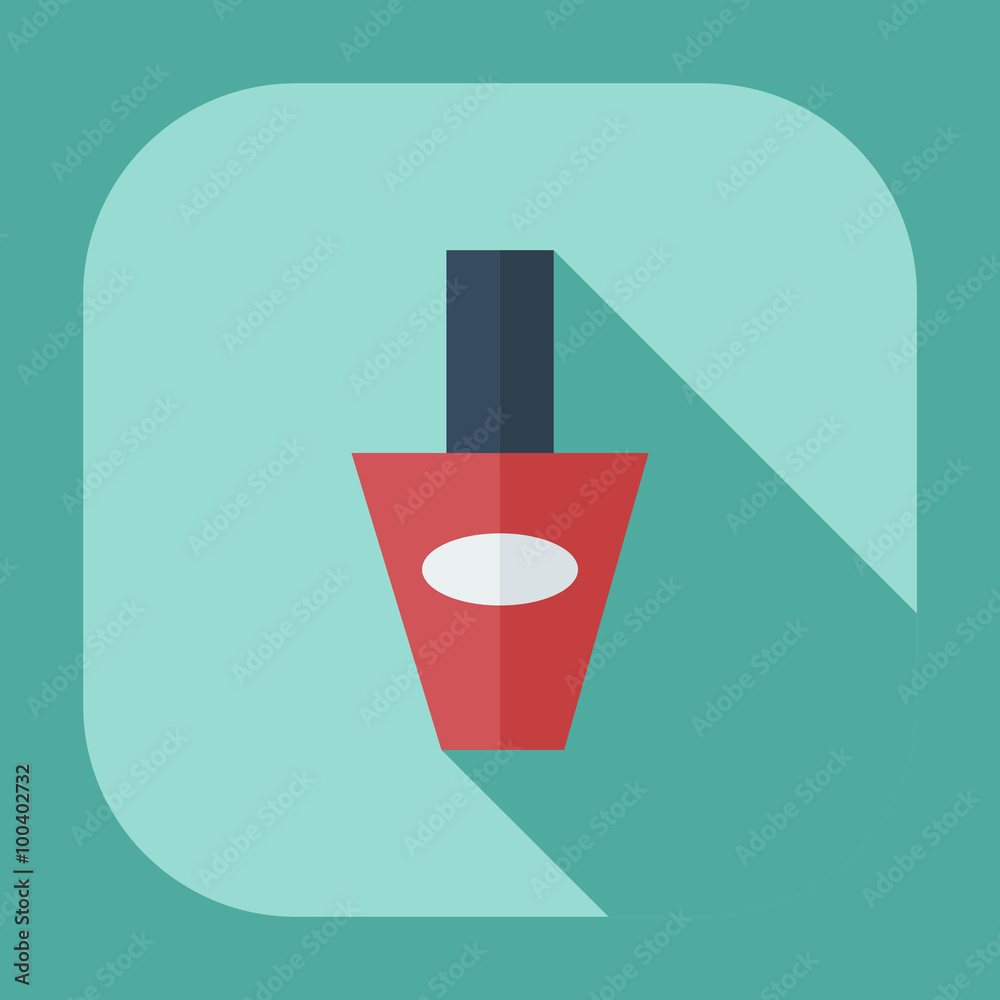 Flat modern design with shadow icons varnish Flat modern design with shadow icons varnish