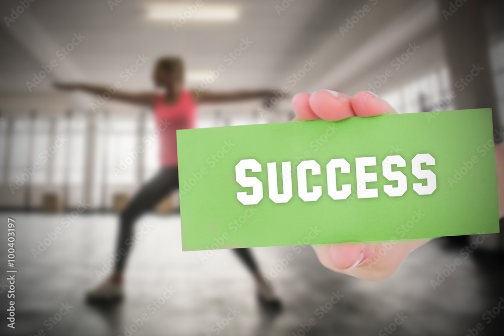 Success against people background