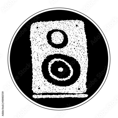 Simple doodle of a speaker