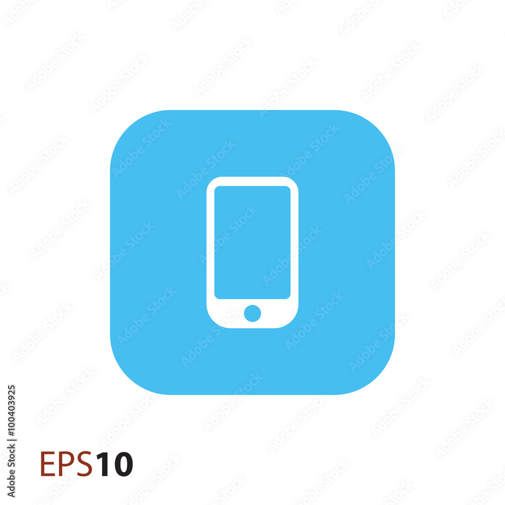 Minimal smartphone icon for web and mobile Minimal smartphone icon for web and mobile