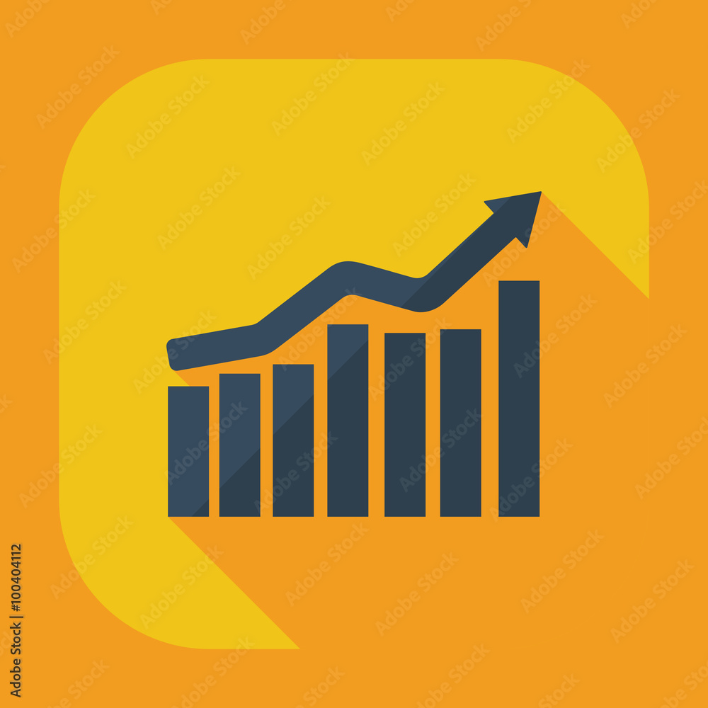 Flat modern design with shadow icons business icon Flat modern design with shadow icons business icon
