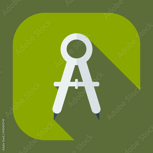 Flat modern design with shadow  Icon dividers
