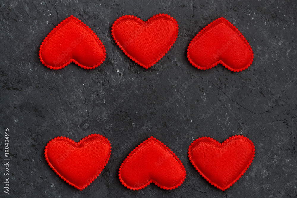 black stone background with frames of red hearts black stone background with frames of red hearts