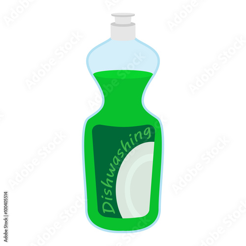 Kitchenware bottle soap cartoon icon