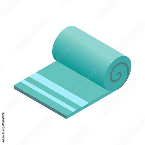 Towel isometric 3d icon
