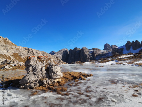 Winterwanderung auf die Drei Zinnen Hütte - Dolomiten