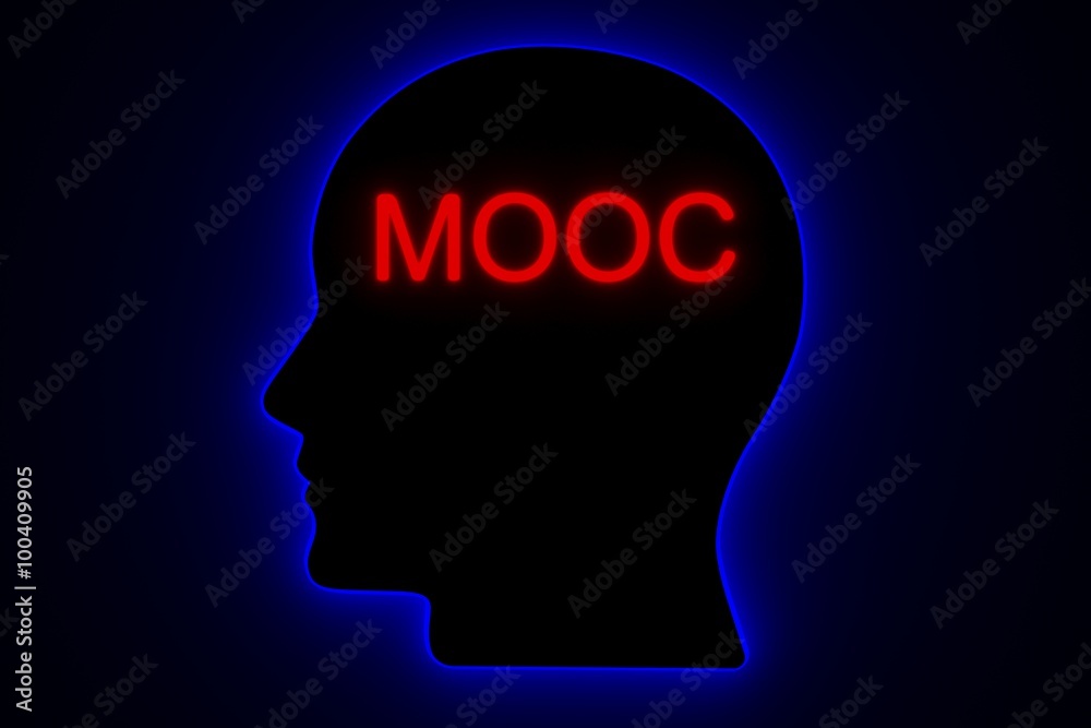 MOOCS are presented in the form of neon MOOCS are presented in the form of neon