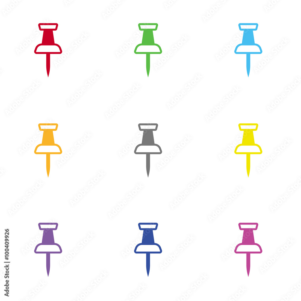 Pin icon for web and mobile Pin icon for web and mobile