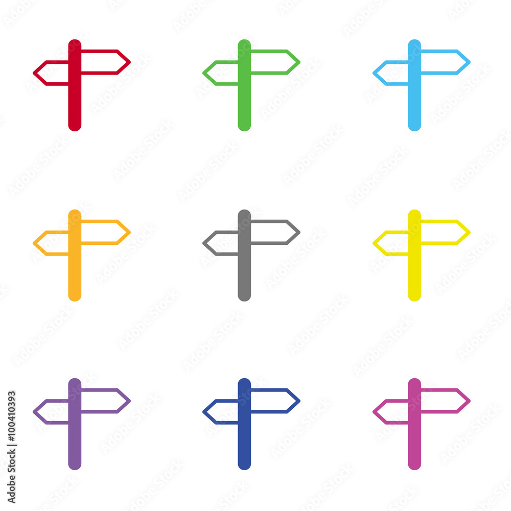 Obraz premium Direction icon for web and mobile
