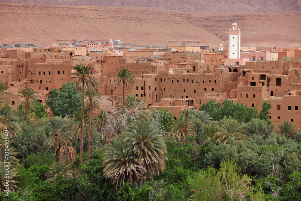 Town in Dades Valley, Morocco
