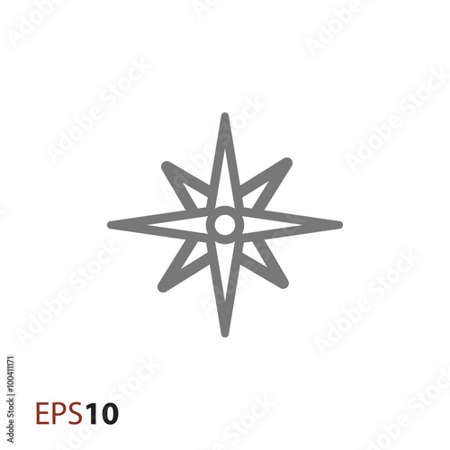 Wallpaper Mural North star icon for web and mobile Torontodigital.ca