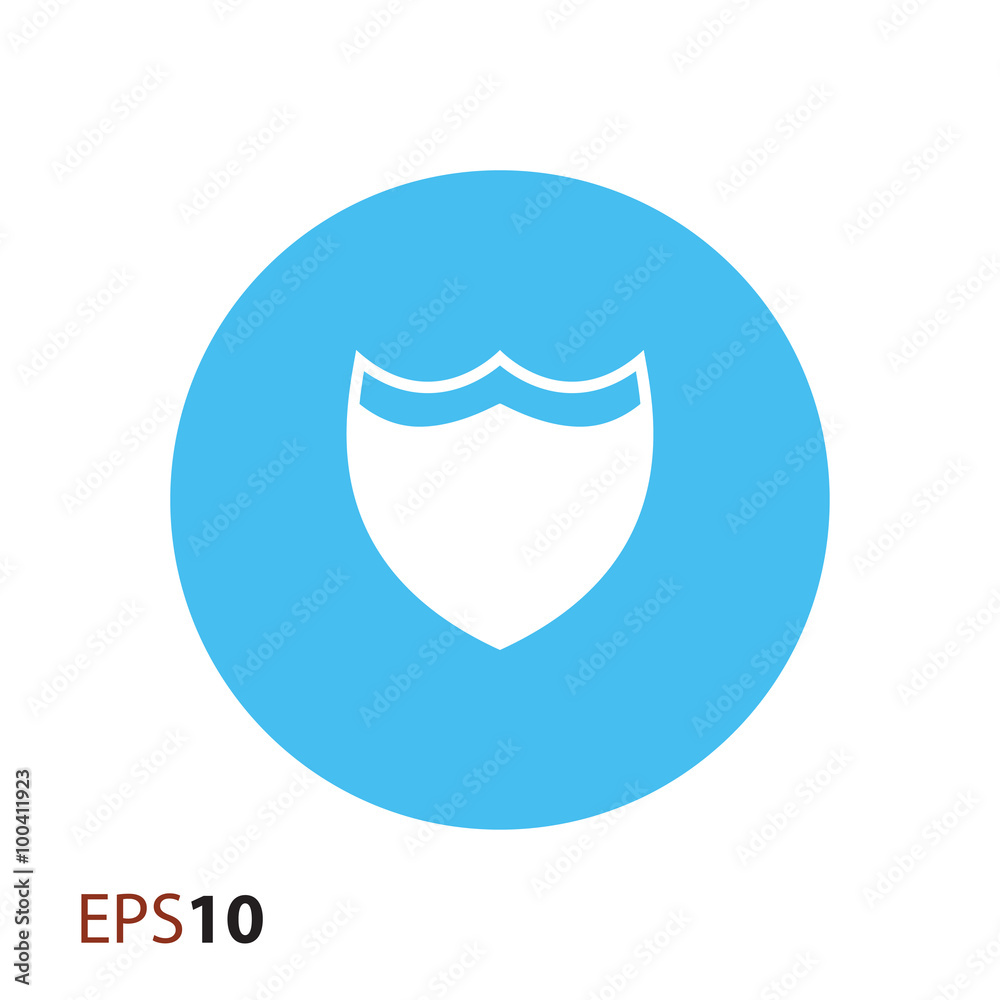 Shield icon for web and mobile Shield icon for web and mobile