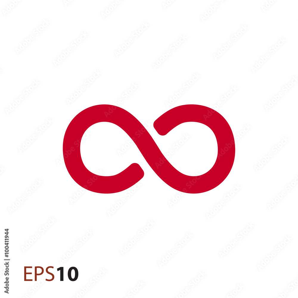 Infinity icon for web and mobile Infinity icon for web and mobile