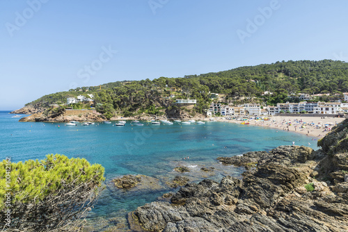 Fototapeta Naklejka Na Ścianę i Meble -  Sa Riera beach in Costa Brava, Catalonia, Spain
