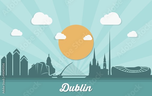 Photography Dublin skyline