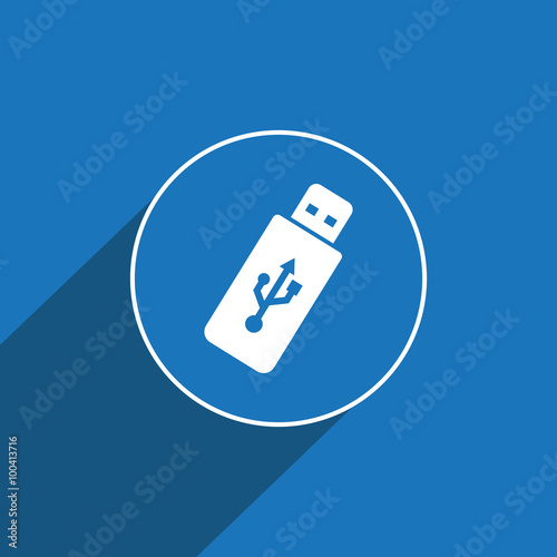 USB icon. Flash drive symbol