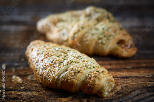 Cheese and ham pastry