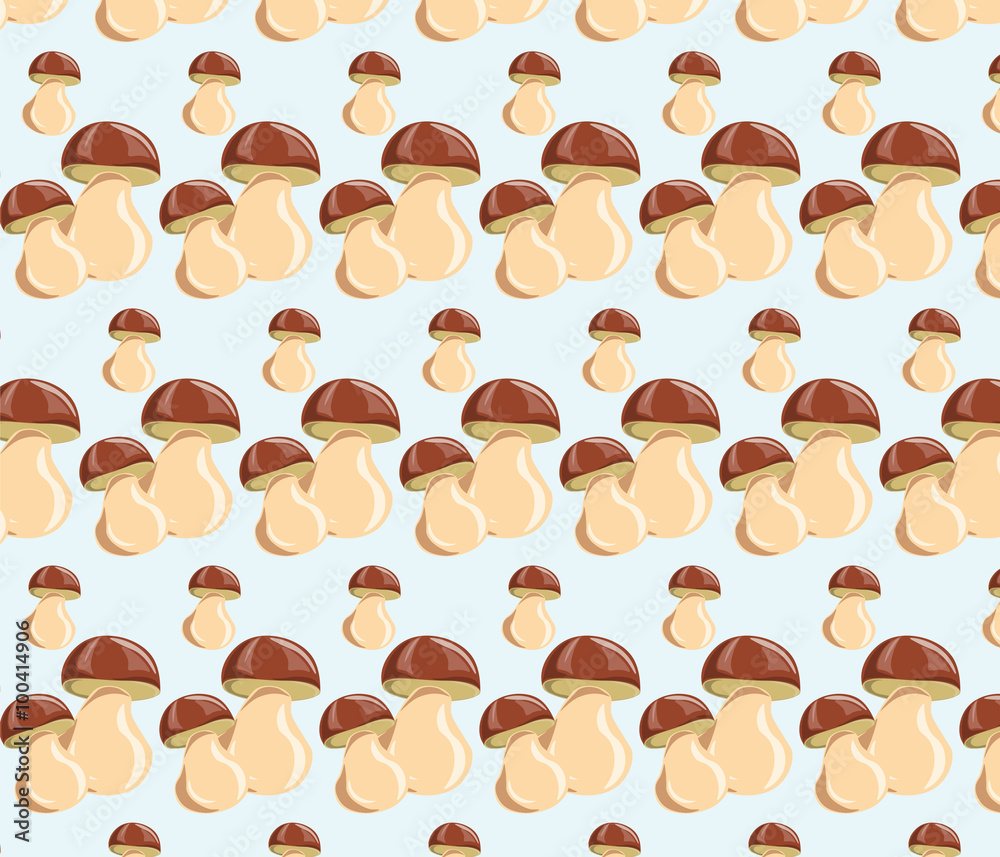 Mushrooms pattern design. Vector Mushrooms pattern design. Vector