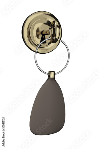 Foto Room key is in the lock