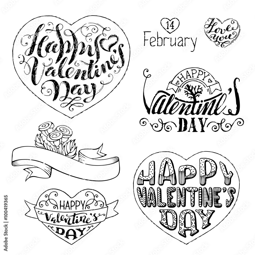 Fototapeta premium Happy Valentine's Day!