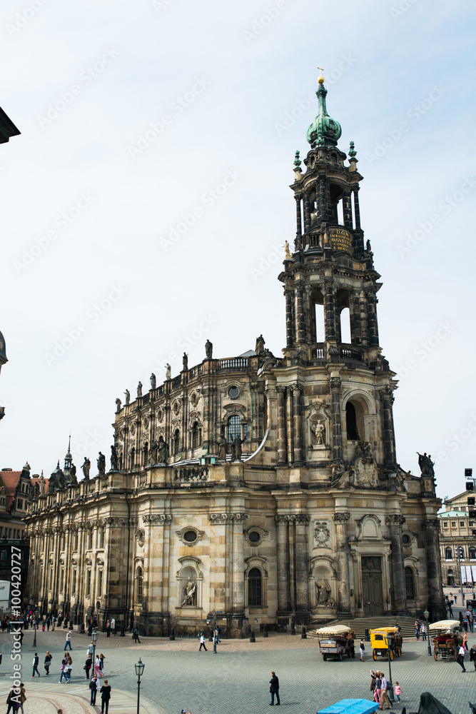 Catholic Church and Dresden Castle