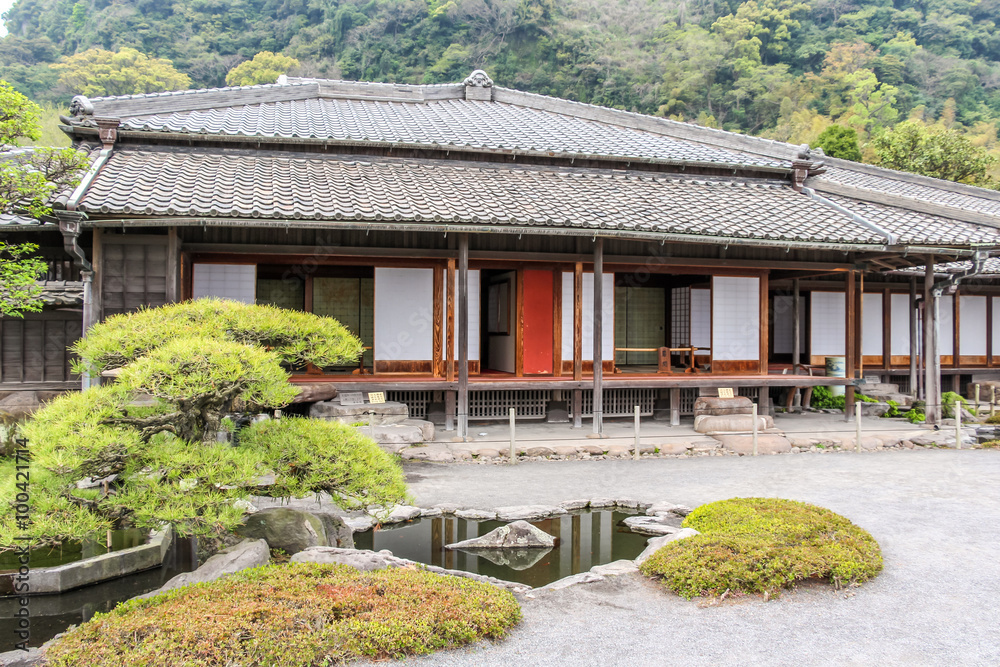 武家屋敷の庭　知覧 / Former samurai residence garden in Chiran, Kagoshima, Japan