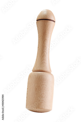 Картината върху платно Wooden garlic smasher