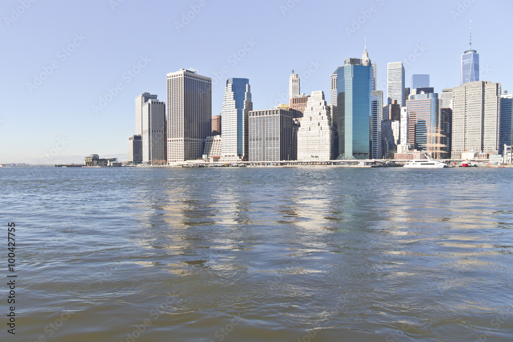 Naklejka premium Manhattan skyline