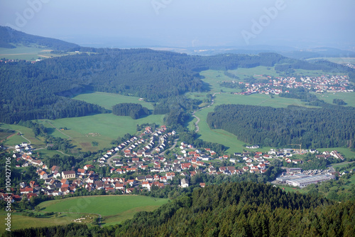 Valley and town