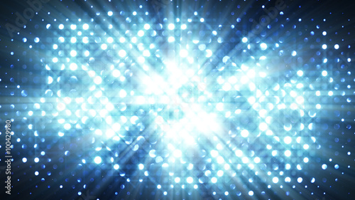 blue lights disco wall abst...