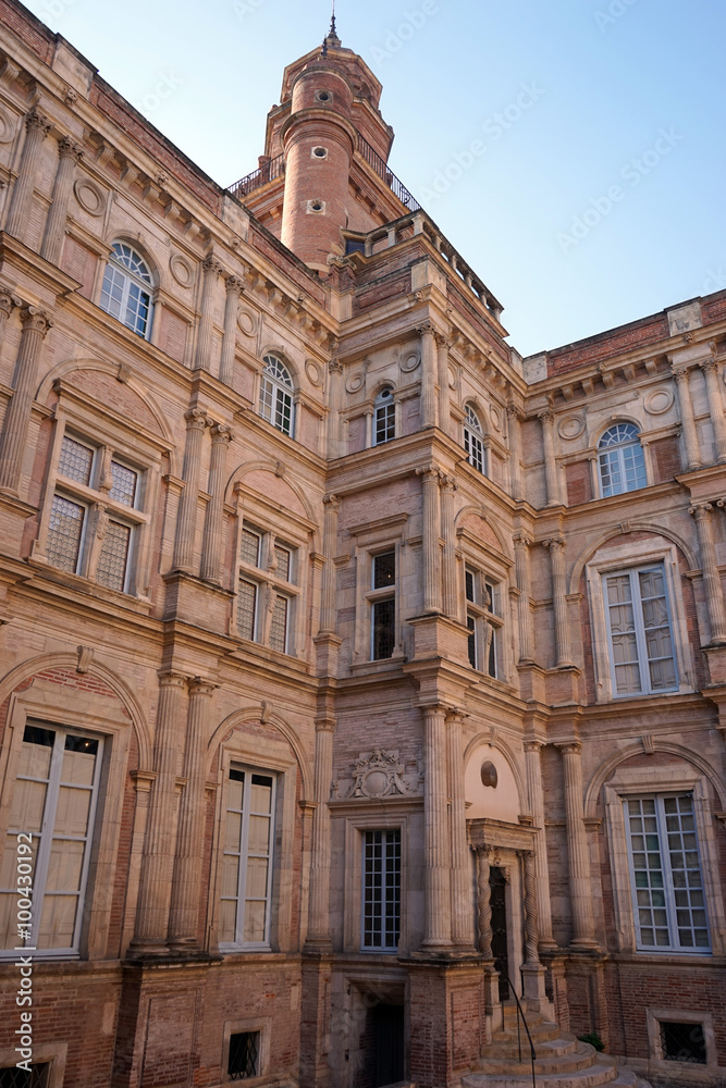 Courtyard of the Renaissance Palace or Hotel d'Assezat