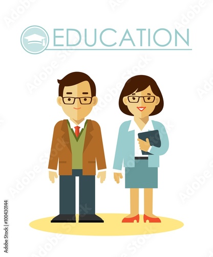 Education concept with teacher profession