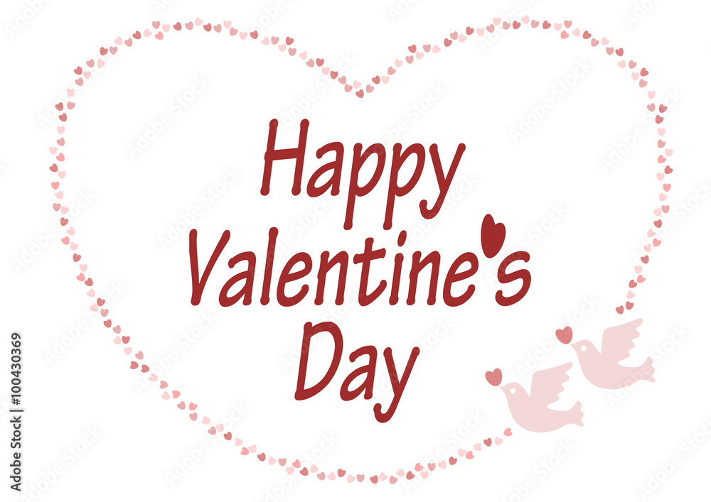 Valentine S Day バレンタインデー ハート 鳩 Stock Vector Adobe Stock Valentine S Day バレンタインデー ハート 鳩 Stock Vector Adobe Stock