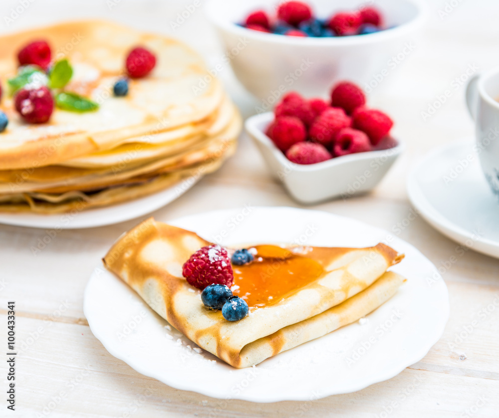 breakfast with pancakes breakfast with pancakes