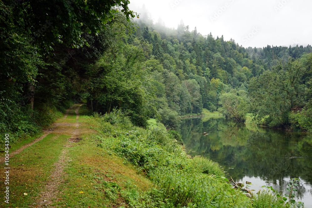 Track and river