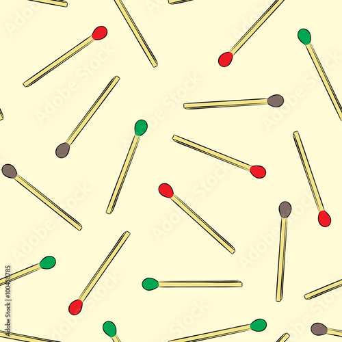 Seamless color matchsticks