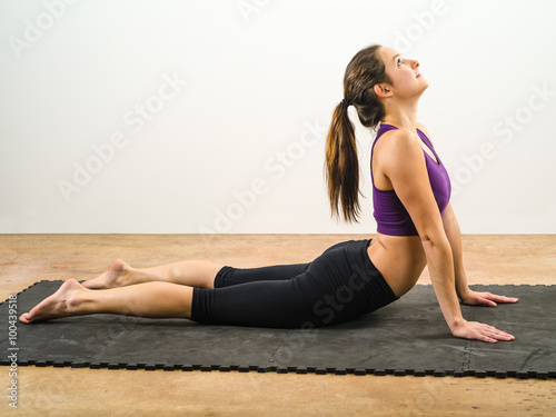 Yoga abdominal stretches © sumnersgraphicsinc