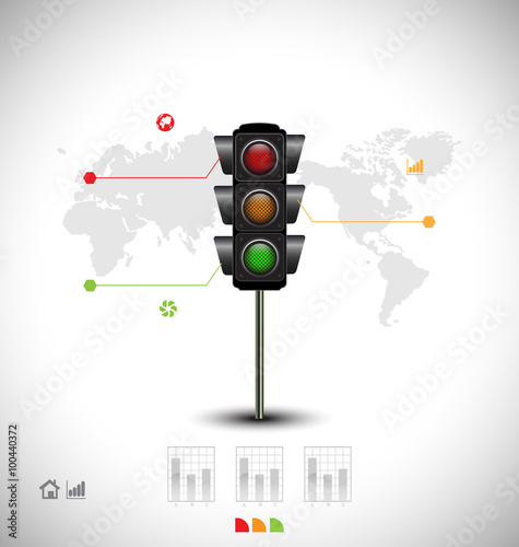 Business infographic template