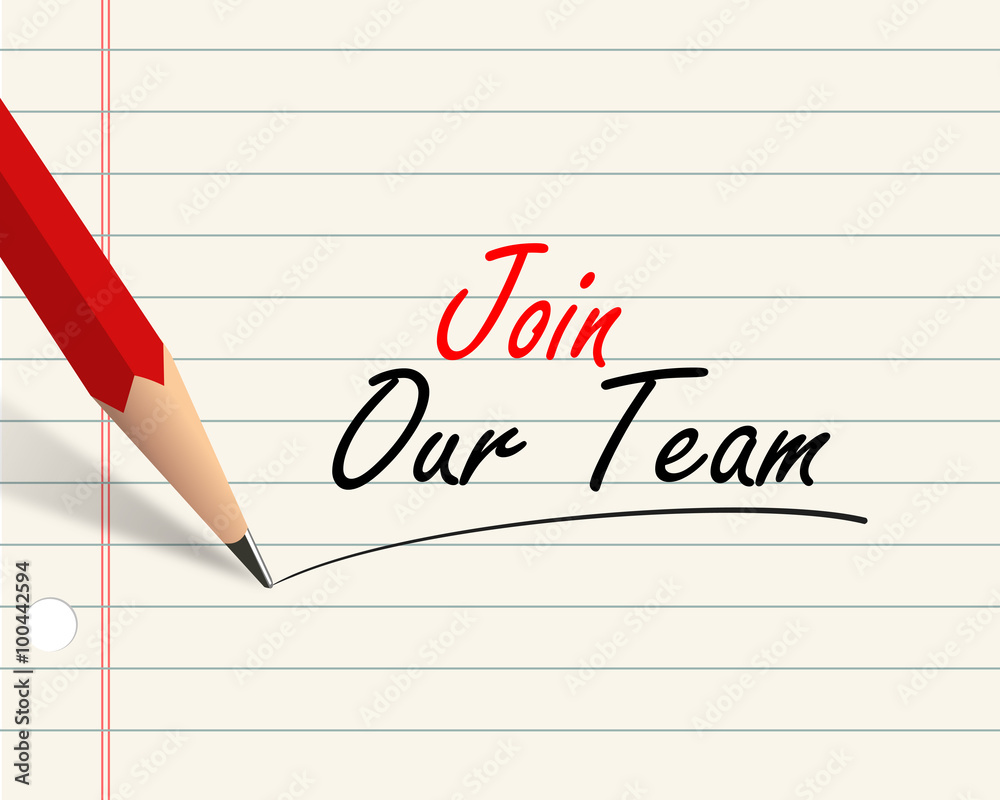 Pencil paper - join our team Pencil paper - join our team