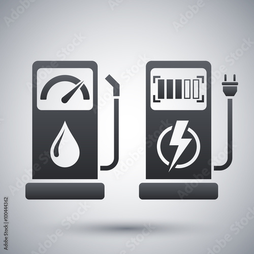 Vector gas station icon