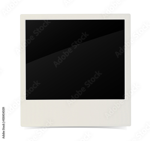 Polaroid blank frame
