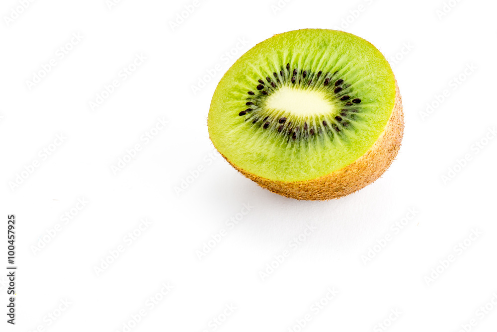 Kiwi fruit isolated on white background