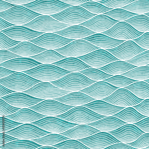 Wavy pattern. Hand-drawn abstract background with tangled lines.