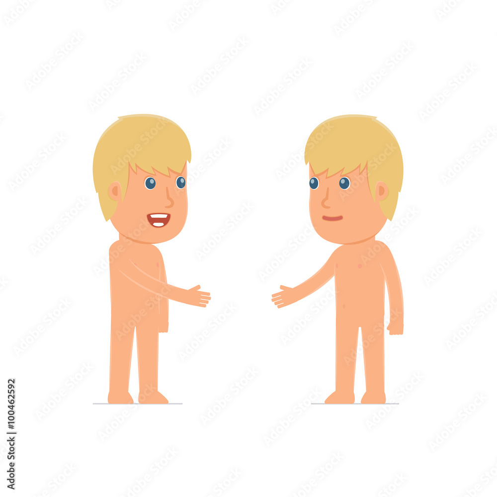 Intelligent Character Naked Man concludes business contract with Intelligent Character Naked Man concludes business contract with