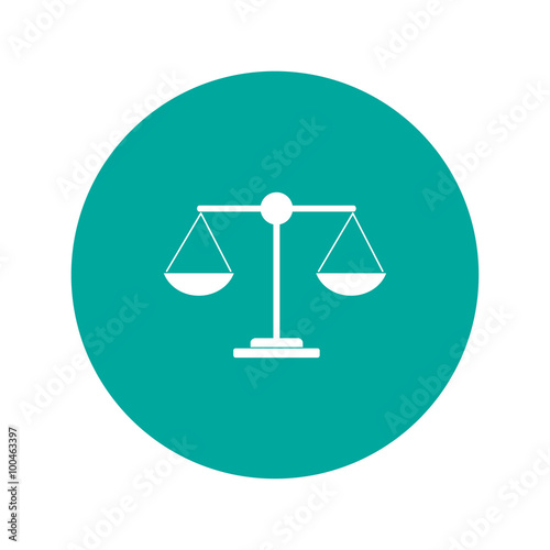 Scale icon - vector illustration