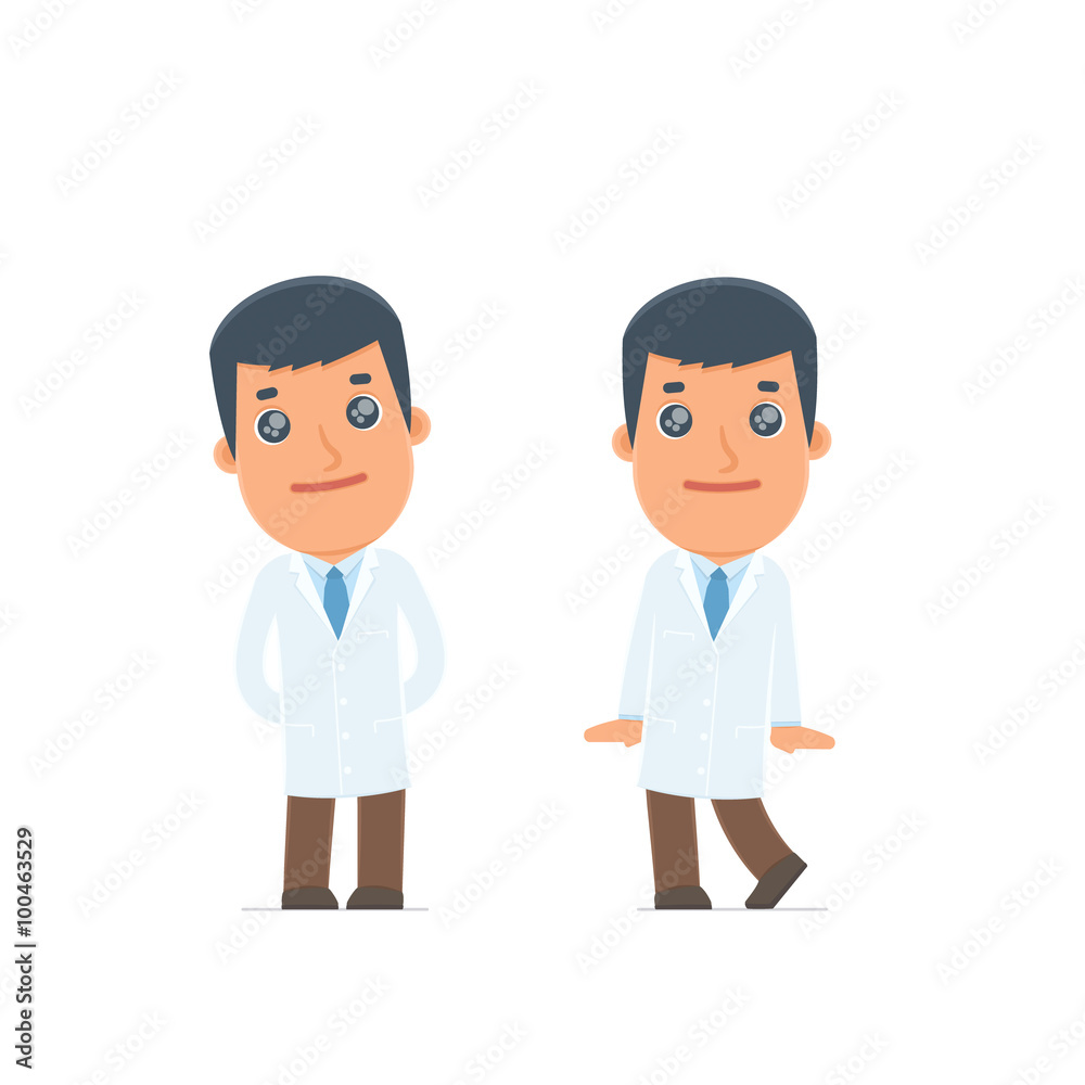 Cute and Affectionate Character Doctor in shy and awkward poses Cute and Affectionate Character Doctor in shy and awkward poses