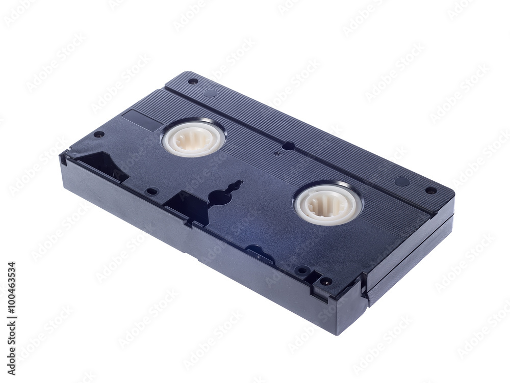 Video cassette isolated on white background Video cassette isolated on white background