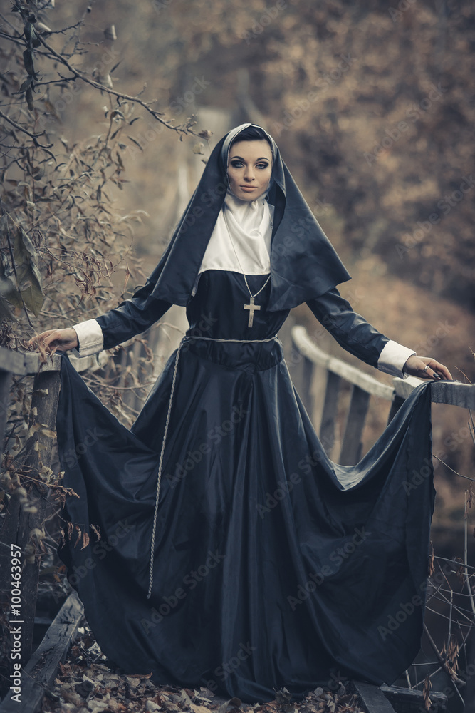 The very beautiful nun The very beautiful nun