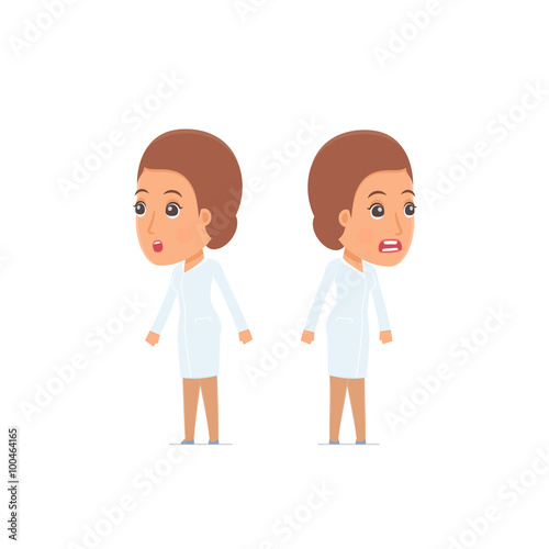 Blunt Character Nurse very surprised and did not believe his eye