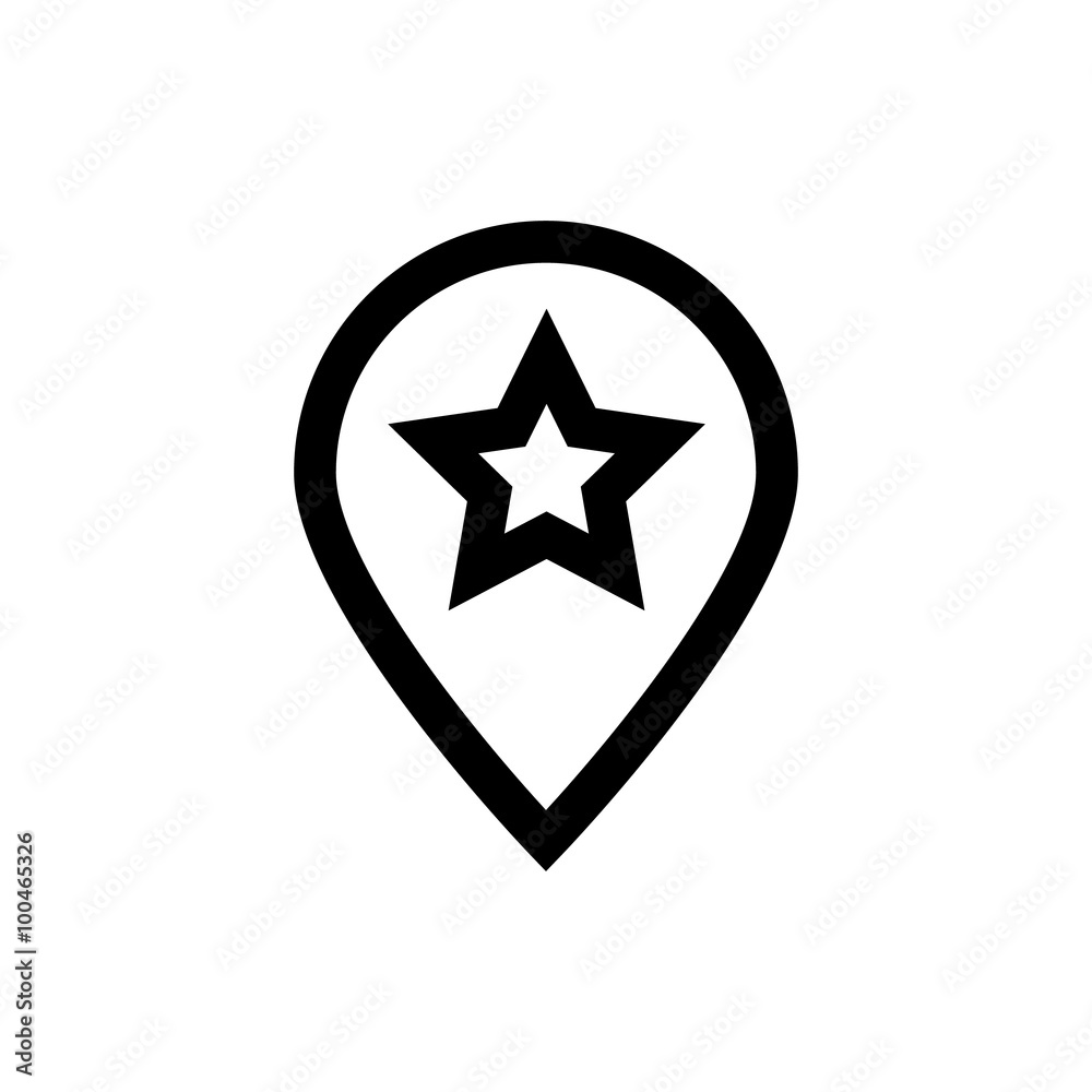 Local search engine optimization line icon. Local search engine optimization line icon.